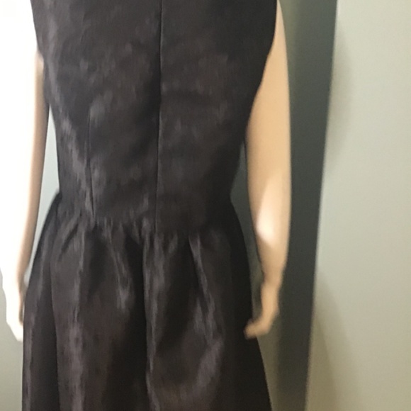 Black Jacquard Party Dress NWOT - Picture 3 of 6